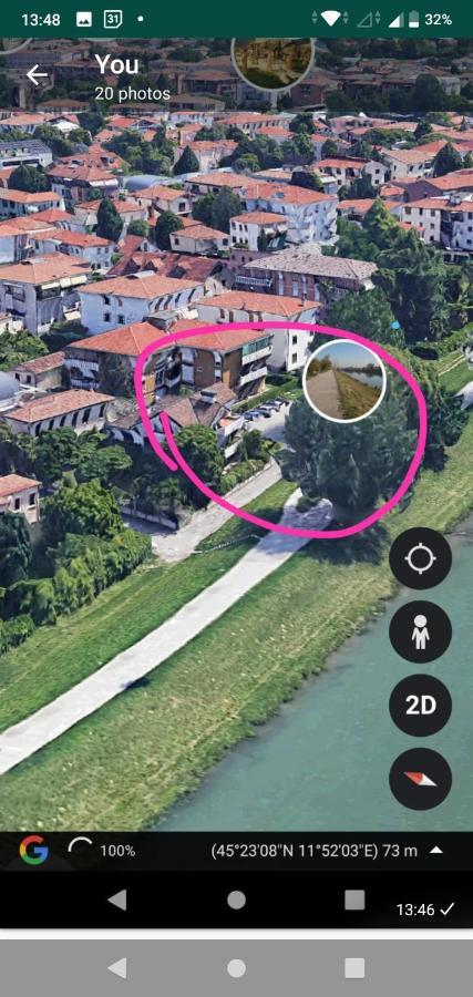 Vicino Al Prato Della Valle Intero Appartamento Parcheggio Facile Di Fronte Padova Luaran gambar